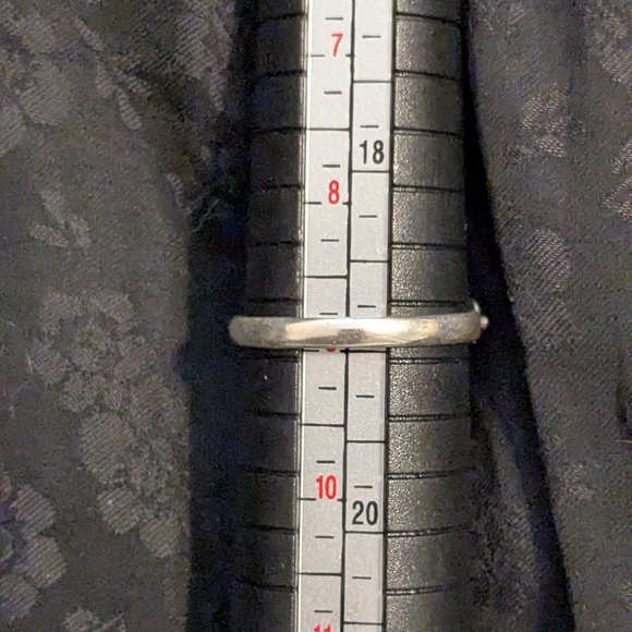 🆕 Artisan Solid 925 Sterling Silver Ring Genuine Blue Chalcedony Ring Size 9 - Picture 8 of 8